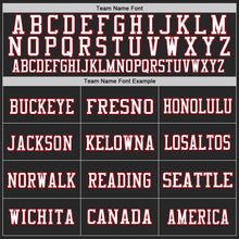 Load image into Gallery viewer, Custom Black White-Red Mesh Authentic Football Jersey