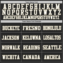 Load image into Gallery viewer, Custom Black Vegas Gold-White Mesh Authentic Football Jersey