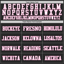 Load image into Gallery viewer, Custom Black White-Pink Mesh Authentic Football Jersey