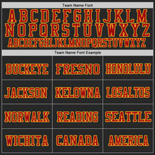 Load image into Gallery viewer, Custom Black Red-Gold Mesh Authentic Football Jersey