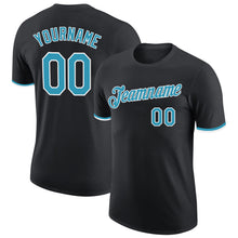 Load image into Gallery viewer, Custom Black Panther Blue-White Performance T-Shirt