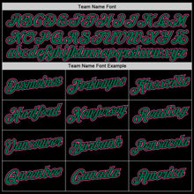 Load image into Gallery viewer, Custom Black Pink-Kelly Green Performance T-Shirt