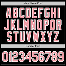 Load image into Gallery viewer, Custom Black Medium Pink-White Performance T-Shirt