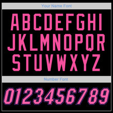 Load image into Gallery viewer, Custom Black Pink-Purple Performance T-Shirt