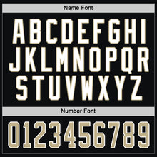 Load image into Gallery viewer, Custom Black Vegas Gold-White Hockey Jersey
