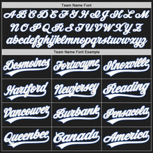 Load image into Gallery viewer, Custom Black White Gray-Royal Authentic Baseball Jersey