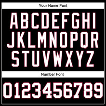 Load image into Gallery viewer, Custom Black White Pinstripe White-Maroon Authentic Basketball Jersey