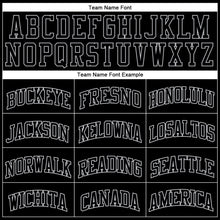 Load image into Gallery viewer, Custom Black Gray Authentic Throwback Basketball Jersey