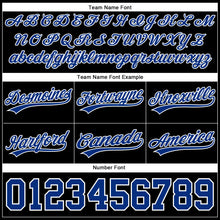 Load image into Gallery viewer, Custom Black Royal-White Authentic Throwback Basketball Shorts