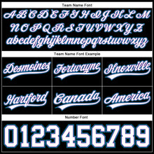 Load image into Gallery viewer, Custom Black White Purple-Teal Authentic Throwback Basketball Shorts