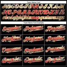 Load image into Gallery viewer, Custom Black Vintage UK Flag -City Cream Authentic Baseball Jersey