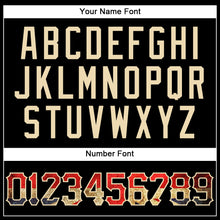 Load image into Gallery viewer, Custom Black Vintage UK Flag -City Cream Authentic Baseball Jersey