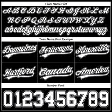 Load image into Gallery viewer, Custom Black White-Gray Authentic Basketball Shorts