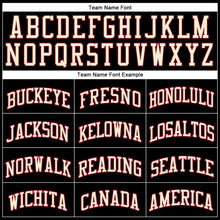 Load image into Gallery viewer, Custom Black Maroon-Cream Authentic Throwback Basketball Jersey
