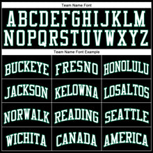 Load image into Gallery viewer, Custom Black White-Kelly Green Authentic Throwback Basketball Jersey