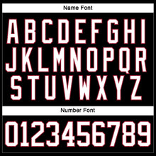 Load image into Gallery viewer, Custom Black White-Cardinal Hockey Lace Neck Jersey