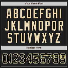 Load image into Gallery viewer, Custom Black Olive Camo USA Flag-City Cream Authentic Baseball Jersey