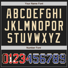 Load image into Gallery viewer, Custom Black Vintage Cuban Flag-City Cream Authentic Baseball Jersey