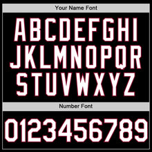 Load image into Gallery viewer, Custom Black White-Maroon Authentic Throwback Baseball Jersey