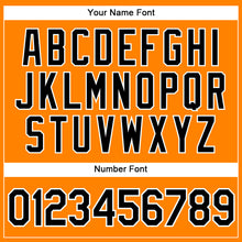 Load image into Gallery viewer, Custom Bay Orange Black-White Authentic Baseball Jersey