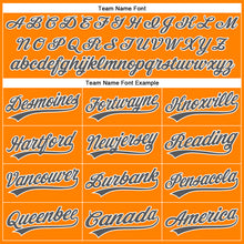 Load image into Gallery viewer, Custom Bay Orange Steel Gray-White Authentic Baseball Jersey