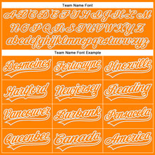 Load image into Gallery viewer, Custom Bay Orange White-Gray Authentic Baseball Jersey