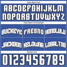 Load image into Gallery viewer, Custom Blue White Pinstripe White-Gray Authentic Basketball Shorts