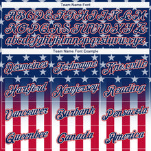 Load image into Gallery viewer, Custom Stitched Blue Red-White 3D American Flag Fashion Sports Pullover Sweatshirt Hoodie