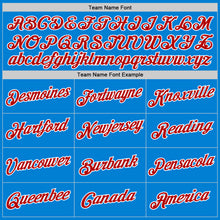 Load image into Gallery viewer, Custom Blue Red-White Performance T-Shirt