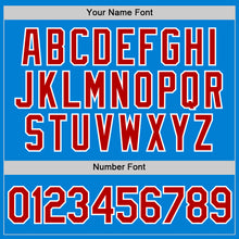 Load image into Gallery viewer, Custom Blue Red-White Performance T-Shirt