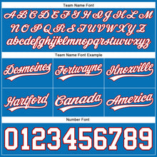 Load image into Gallery viewer, Custom Blue White-Red Authentic Basketball Shorts