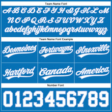 Load image into Gallery viewer, Custom Blue White-Light Blue Authentic Basketball Shorts