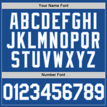 Load image into Gallery viewer, Custom Blue White-Light Blue Authentic Throwback Baseball Jersey