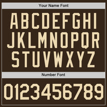 Load image into Gallery viewer, Custom Brown Cream-Gold Performance T-Shirt