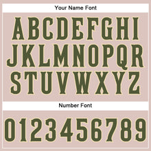 Load image into Gallery viewer, Custom Camo Olive-Cream Authentic Salute To Service Baseball Jersey