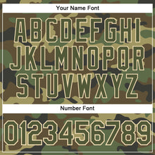 Load image into Gallery viewer, Custom Camo Olive-City Cream Performance Salute To Service T-Shirt