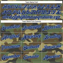 Load image into Gallery viewer, Custom Camo Navy-Light Blue Performance Salute To Service T-Shirt