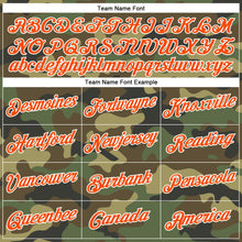 Load image into Gallery viewer, Custom Camo Orange-White Performance Salute To Service T-Shirt
