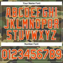 Load image into Gallery viewer, Custom Camo Orange-White Performance Salute To Service T-Shirt