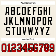 Load image into Gallery viewer, Custom Cream Red-Black Authentic Sleeveless Baseball Jersey