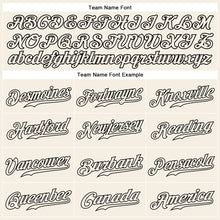 Load image into Gallery viewer, Custom Cream Cream-Black Authentic Sleeveless Baseball Jersey