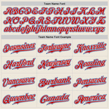 Load image into Gallery viewer, Custom Cream Royal-Red Authentic Baseball Jersey