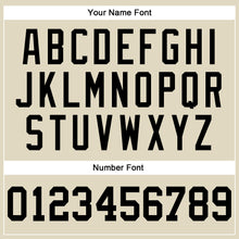 Load image into Gallery viewer, Custom Cream Black Pinstripe Black Authentic Basketball Jersey