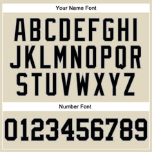 Load image into Gallery viewer, Custom Cream Gray Pinstripe Black Authentic Basketball Jersey