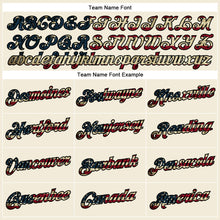 Load image into Gallery viewer, Custom Cream Vintage USA Flag-Black Performance T-Shirt