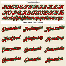 Load image into Gallery viewer, Custom Cream Red-Green Performance T-Shirt