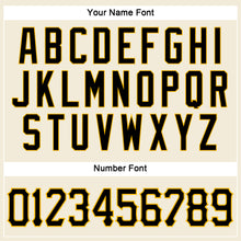 Load image into Gallery viewer, Custom Cream Black-Gold Performance T-Shirt