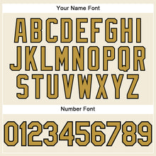 Load image into Gallery viewer, Custom Cream Old Gold-Black Performance T-Shirt