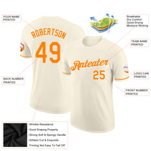 Load image into Gallery viewer, Custom Cream Bay Orange Performance T-Shirt