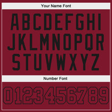 Load image into Gallery viewer, Custom Crimson Crimson-Black Authentic Baseball Jersey